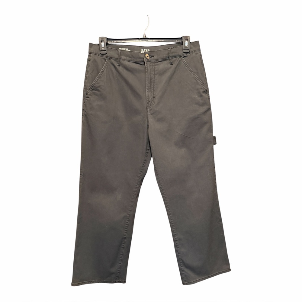 Anna a new approach Women’s Highest- Rise straight Gray Pants. Size 14